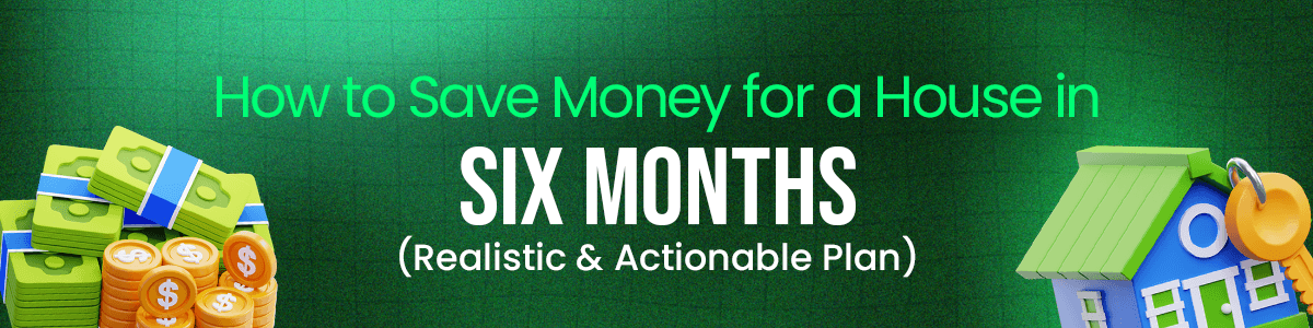 How to Save Money for a House in Six Months (Realistic & Actionable Plan)